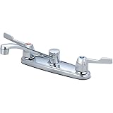 Olympia Faucets K-5150 Two Handle Kitchen Faucet, Chrome Finish [並行輸入品]