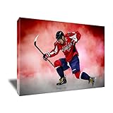 Alex Ovechkinペイントポスターアートワークonキャンバスアートプリント 16x24 inches