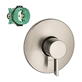 Hansgrohe K04233-01850BN S Pressure Balance Trim with Rough-In [並行輸入品]