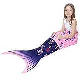 iYunyi Children 's Double LayerマーメイドテールBlanket Sleeping Bag for Kids ( 53 " x22 " ) 135X56CM IYUNYI