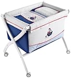 Naf Naf Mini-Cot with Curved Stand and Textiles (Boat) by naf naf
