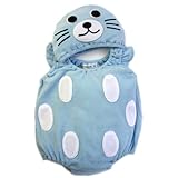 NEW【帽子付あざらしロンパス】あざらしロンパス (70cm)