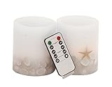 Deco 79 Led Flameless Candle Remote, 3.5 by 4-Inch, Set of 2 [並行輸入品]