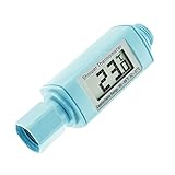 Fenteer 家庭用　　水温計　温度計　シャワー　バス　シャワーヘッド用　防水　デジタル　LCD　　　　　　　　