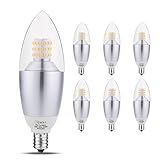 TGMOLD Candelabra LED Bulbs, Dimmable 65-70Watt Light Bulbs Equivalent, 7Watt Candelabra Light Bulbs