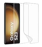 【2枚セット】Galaxy S23 フィルム [ZXZone] Galaxy S23 SC-51D SCG19 保護フィルム 指紋認証が可能 TPU素材 3D設計 浮き防止 気泡レス 滑り心地 キズ修復 (クリア） (Galaxy S23)