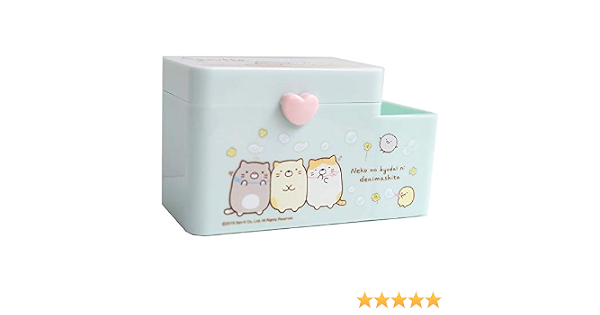 Amazon Co Jp すみっコぐらし 卓上コンタクトケース ブルー 488185 Diy 工具 ガーデン