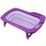 [Mothos Loreley]赤ちゃんお風呂 新生児 子供 折りたたみ式 空間活用 移動式 お風呂 育児 出産 お土産 韓国製造 (パープル) [並行輸入品]