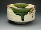 日本製　織部焼　抹茶碗　国産美濃焼　抹茶茶碗