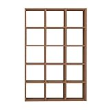 ディスプレイラック・カラーボックス　オーブンタイプ　幅128　奥行き30　高さ211ｃｍ　ブラウン レクタックス