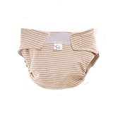 エルフ ベビー (Fairy Baby) 防水 ベビーおむつカバー 通気性綿 快適防臭 (38*30cm,ブラウン)