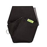 クツワ 文具エプロンバッグ ポケット ブラック BE008BK