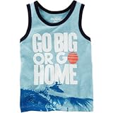OSHKOSH(オシュコシュ) ゴービッグタンク ブルー トップス半袖Tシャツ 2歳【並行輸入】