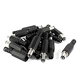 ノートパソコンのアダプターのための15個5.5mmx2.1mmx9mm男性はんだDC電源ジャック