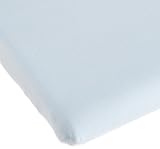 Carters Easy Fit Jersey Portable Crib Fitted Sheet, Blue (Discontinued by Manufacturer) [並行輸入品]
