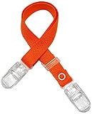 使い方色々 日本製 ベビー マルチクリップ Wクリップ(オレンジ)プラチナムベイビー 洗えて清潔 洗濯