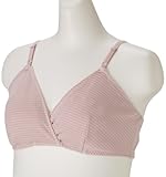 犬印本舗 ストレッチボーダーハーフトップ M ピンク 綿混 BR1606