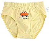 Plus Nao(プラスナオ) 男の子用パンツ ブリーフ インナー 下着 肌着 子供 男児 小学生 キッズパンツ KIDS ショーツ ボーイズ プリント 可 170 クルマイエロー