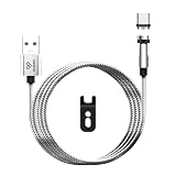 【for Type-C 対応】pitaRaku 超楽ピタッ スマホ充電ケーブル Type-C (シルバー 1m)