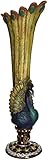 Design Toscano Peacock Bud Vase by Design Toscano