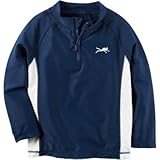 Carter's(カーターズ) カーターズジップフロントラッシュガード ブルー 水着 2歳【並行輸入】