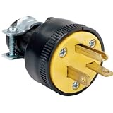PASS & SEYMOUR 1703CC10 Construction Plug, 250V, 20-Amp, Black [並行輸入品]