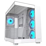 COUGAR FV150 RGB White デュアルチャンバー設計採用 ピラーレスミドルタワーケース・ホワイトモデル [ CGR-5KA1W-RGB ]