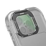 NEEWER 1/4ブラック拡散フィルター スマホレンズフィルター クイックリリース マルチコート HD光学ガラス 映画効果フィルター iPhone 16 Pro (PA073) iPhone 16 Pro Max (PA074) スマホケージに対応 FL-I5