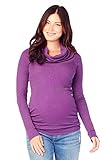 Ingrid & Isabelレディースマタニティ長袖cowl-neck Top US サイズ: S カラー: パープル