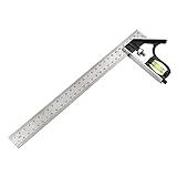 Baoblaze 測定用　ツール　定規　ルーラー　調整可能　エンジニア　直角　レイアウト　約300mm　