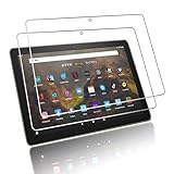 【二枚】FOR Fire HD 10 / HD 10 Plus 2021 用 ガラスフィルム/硬度 9H FOR Fire HD 10 / HD 10 Plus 2021 用 強化ガラス フィルム 指紋防止/自動吸着/撥水撥油/飛散防止/気泡ゼロ PCduoduo