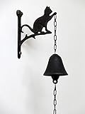 キャットアイアンベル XNDY4110 FOUNDER DOOR BELL SMALL CAT