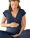 Kindred BravelyのDavy Ultraソフトマタニティ&授乳パジャマ寝間着セット US サイズ: XS カラー: ブルー