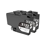 【SEASKY】LC3133BK ブラック 黒 染料 お得な2個セット 大容量 ブラザー Brother 対応 LC3133 LC3135 互換インク 純正 と併用可能 ICチップ付 プリンター インクカートリッジ ISO9001認証工場 DCP-J988N MFC-J1500N MFC-J1605DN インク 65ml