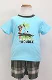 【Carter's カーターズ】Ｔシャツ＆ショートパンツ☆さるワニ合戦<br>6M