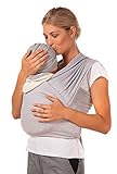 AmBaby Sling Baby Carrier - Soft and Stretchy Baby Carrier Wrap for Newborns, Infants and Toddlers (