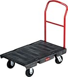 [T-8194220]ラバーメイド　ヘビーデューティープラットフォームトラック　ブラック 440307