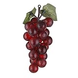 MagiDeal人工フェイクFake Lifelikeプラスチックフルーツスケッチ小道具装飾GrapeパープルS