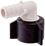 Everflow Supplies ppsl1212鉛フリーホワイトPoly合金エルボwith Pex toメスねじ継手 1/2" x 1/2" PPSL1212 1