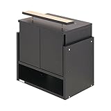 【JAJAN】フィギュアラック「レギュラー」55シリーズ奥行39cm専用上置きロータイプ対応天井高225-252.5cm ブラック【正規品】 CR-5539USBK[地震対策]