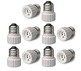 Onite E26 E27 Edison Screw to GU10 Bayonet Base Adapter Lamp Socket (10-Pack) [並行輸入品]