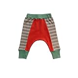 Cat & Dogma Certified Organic Baby Clothing – ハーレムパンツ US サイズ: XS カラー: レッド