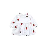 Pojour 夏 0-2歳 2-7歳キッズスカート 女の子可愛いドレス 通気 綿 ワンピース(90cm)