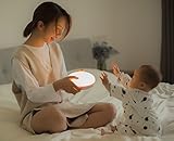 ジェスチャコントロール夜ライト子供、Latta Alvor Baby夜ランプ充電式with Eyeing Caringソフトホワイトライト明るさ調整可能ライトIdeal Gift for Kids A