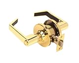 Legend 809257 Grade 2 Commercial Duty, Privacy Bed and Bath Leverset Lockset, ADA, US3 Polished Bras