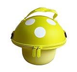 数量限定入荷 子供用 大人用 キノコ ショルダーバック 2way レッド オレンジ グリーン イエロー 4色 キッズ 出産祝い プレゼント ギフト (イエロー)