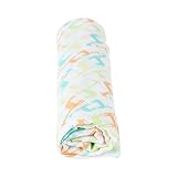 Carley Barley for Girls or Boys Organic Muslin Swaddle Blanket Giraffe 47x47 by Carley Barley