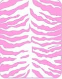 Pink Zebra Print Acrylic Mink Crib Baby Blanket [並行輸入品]