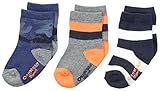 OshKosh B ' gosh baby-boys Infant 3 Pack Camo /ストライプソックス