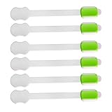 Andux Space ベビーガード 調節可能 安全ロック 引き出しロック ストッパー 3M粘着テープ 6個セット AQS-02 グリーン